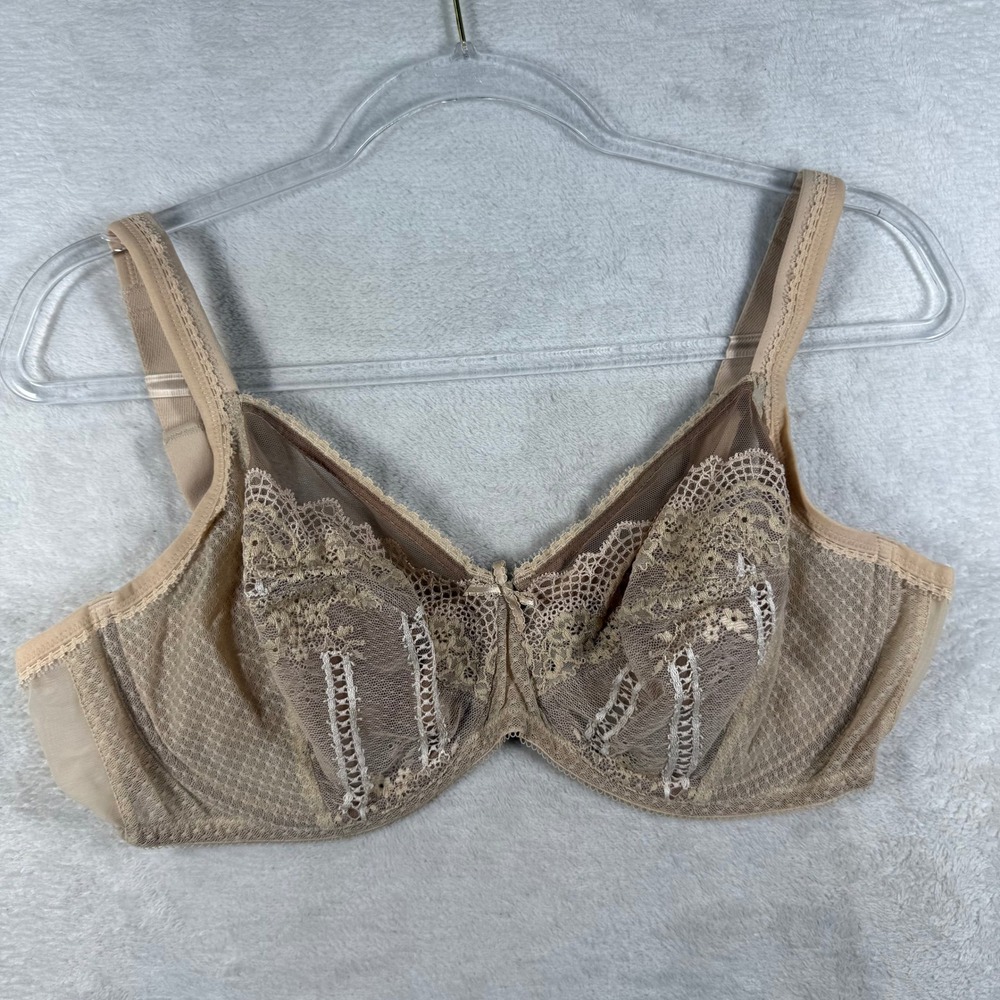 Wacoal 855216 Lace Perfection Underwire Bra Sand Beige 40D Womens